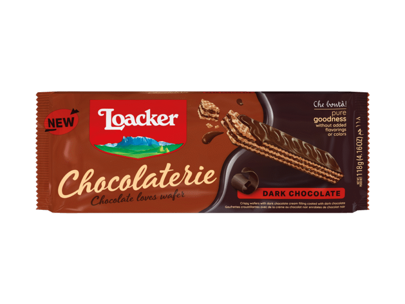 Loacker Kekse Chocolaterie Dunkle Schokolade 118g
