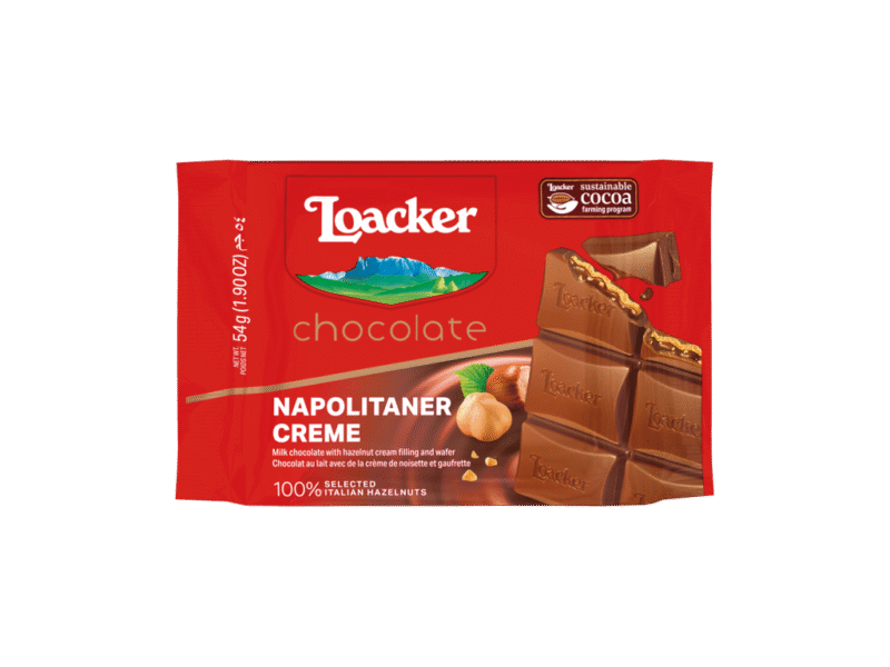 Loacker Schokoriegel Creme Napolitaner 54g