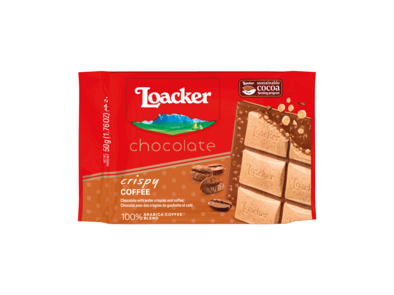 Loacker Schokoriegel Crispy Coffee 50g