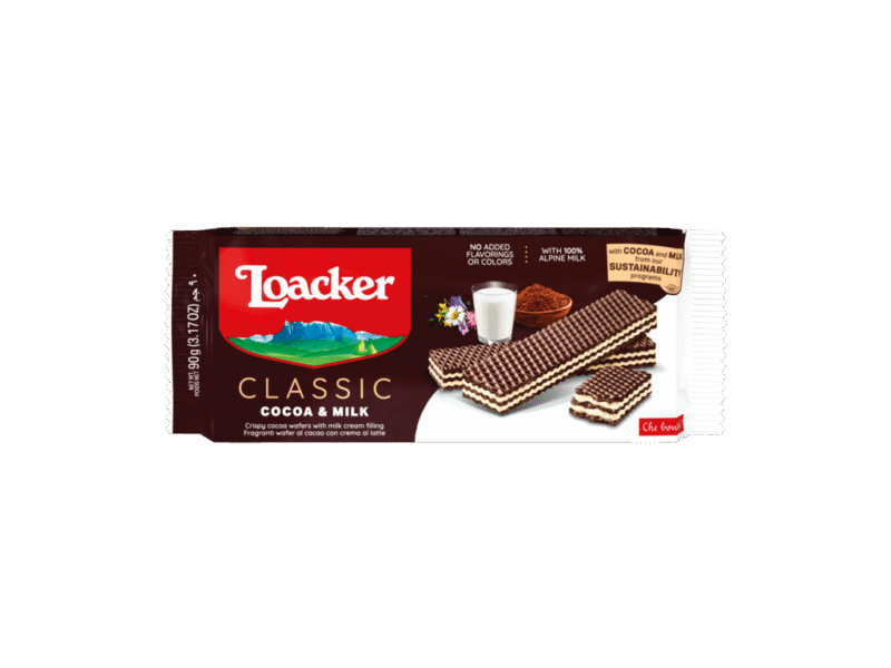 Loacker Kekse Classic Kakao und Milch 175g