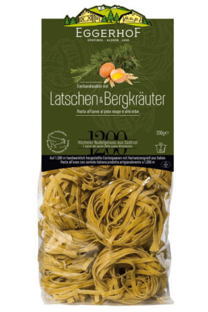 Eggerhof Eierteig Bandnudeln Latschen und Bergkräuter 310g