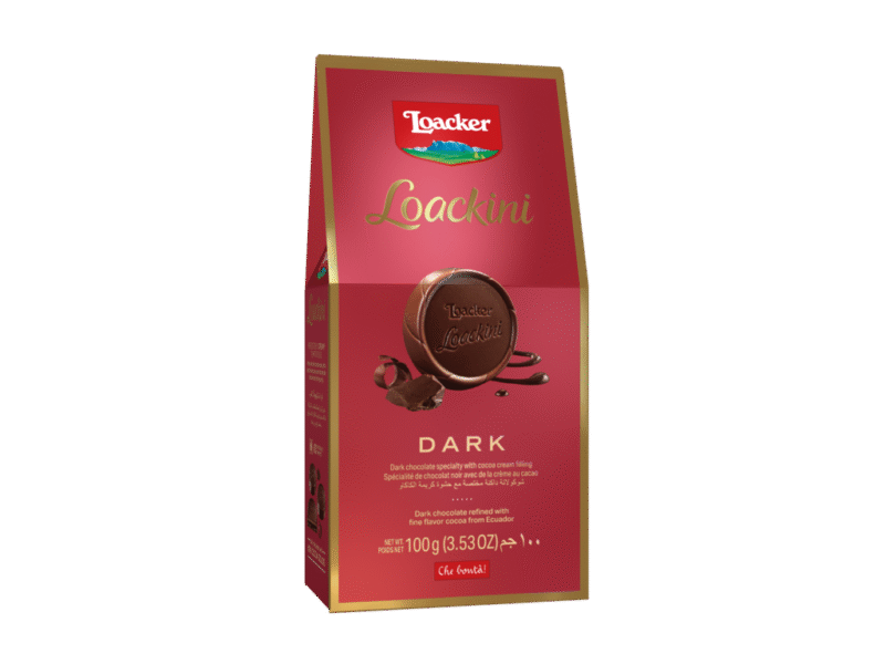 Loacker Loackini Dunkle Schokolade 100g