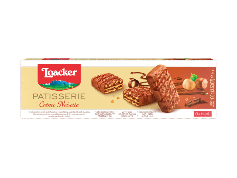 Loacker Patisserie Créme Noisette 100g