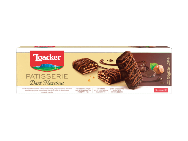 Loacker Patisserie Dunkle Haselnuss 100g