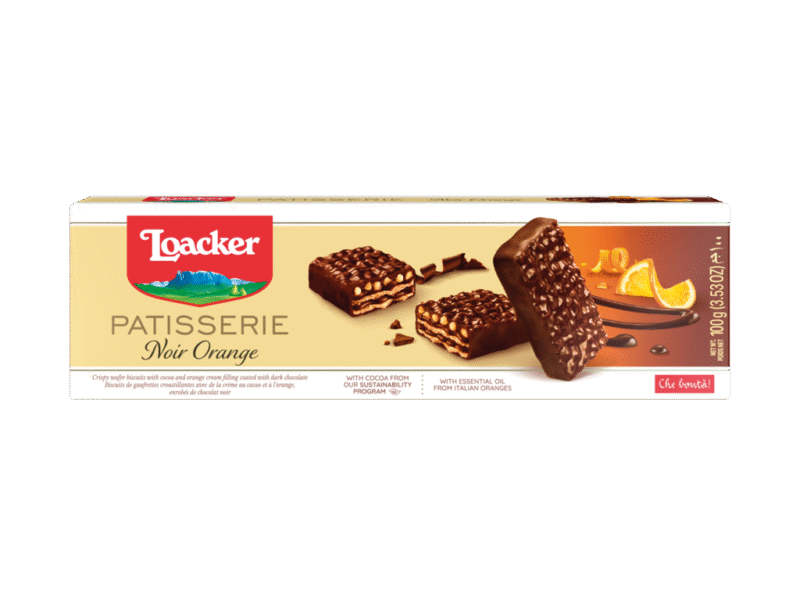 Loacker Patisserie Noir Orange 100g