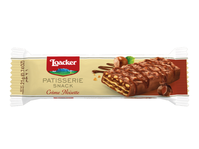 Loacker Patisserie Snack Créme Noisette (3x21g) 63g