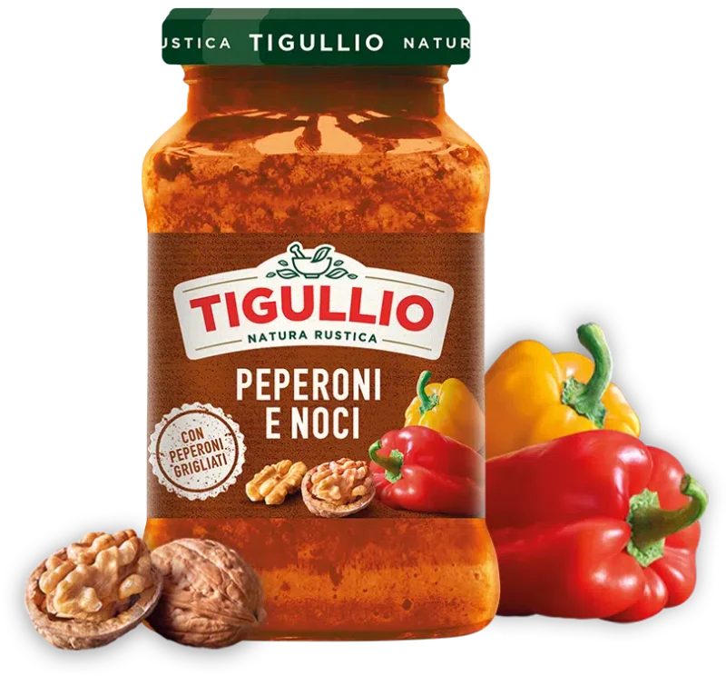 TIGULLIO Pesto Paprika mit Walnüssen 185g