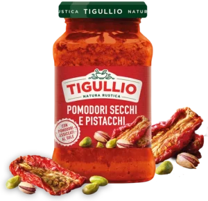 TIGULLIO Pesto Getrocknete Tomaten mit Pistazie 185g