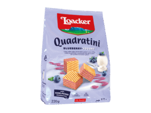 Loacker Kekse Quadratini Blaubeeren und Joghurt 220g