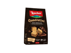Loacker Kekse Quadratini Dunkle Schokolade 125g