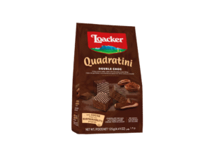 Loacker Kekse Quadratini  Double Choc 125g