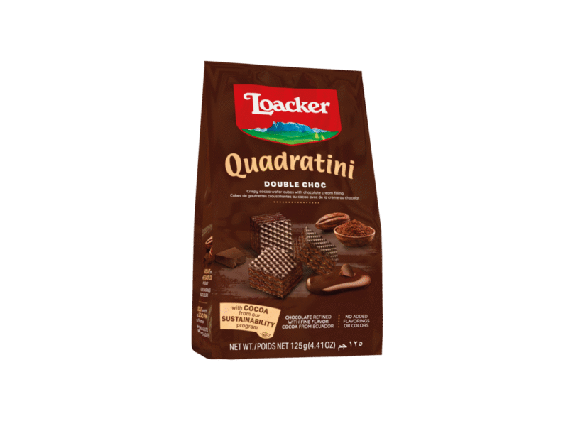 Loacker Kekse Quadratini Double Choc 250g