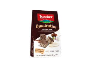 Loacker Kekse Quadratini  Kakao und Milch 250g