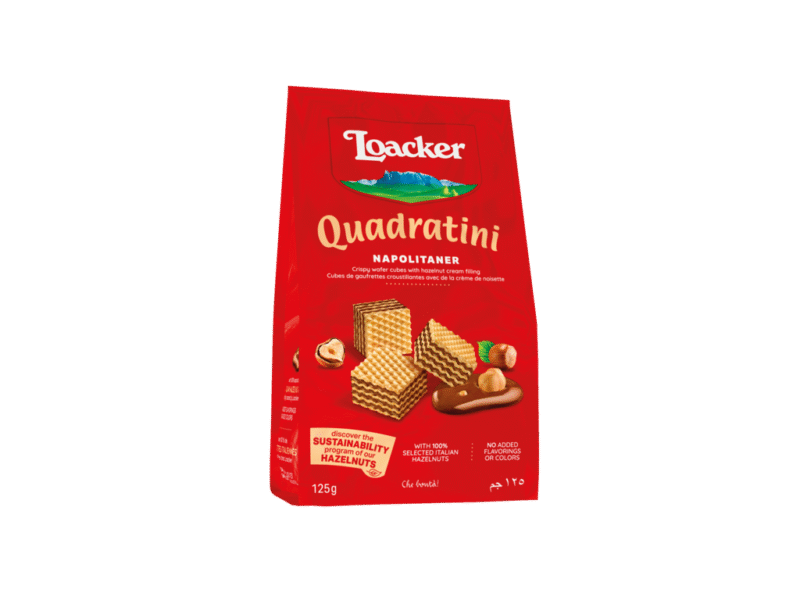 Loacker Kekse Quadratini Napolitaner 125g