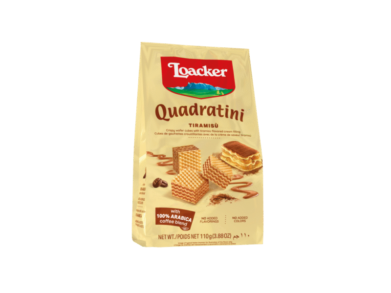 Loacker Kekse Quadratini Tiramisu 250g