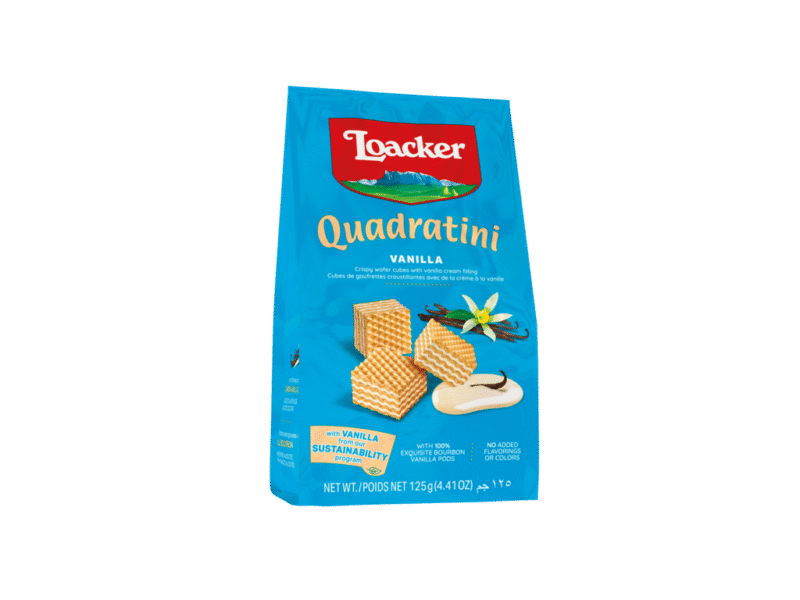 Loacker Kekse Quadratini Vanille 125g