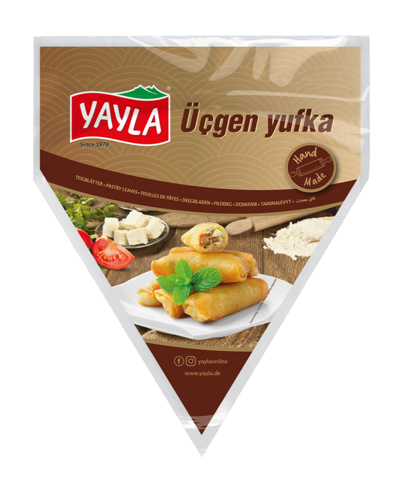 YAYLA dreieckiger Blätterteig Ücgen Yufka (23 Stück) 360g