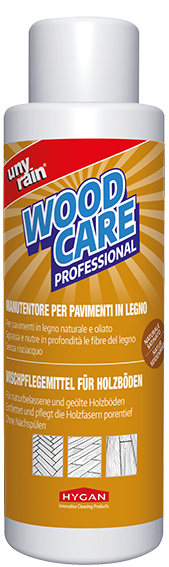 Hygan unyrain Woodcare Wischpflegemittel für Holzböden 1L