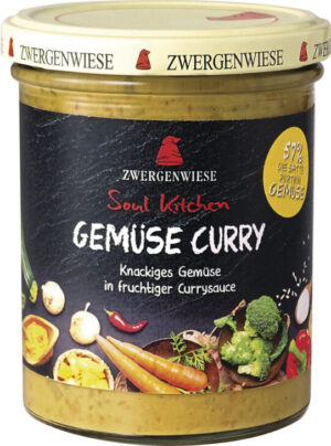 Zwergenwiese Bio Soul Kitchen Gemüse Curry 370g