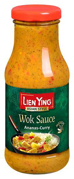 Lien Ying WOK Sauce Ananas Curry 240ml