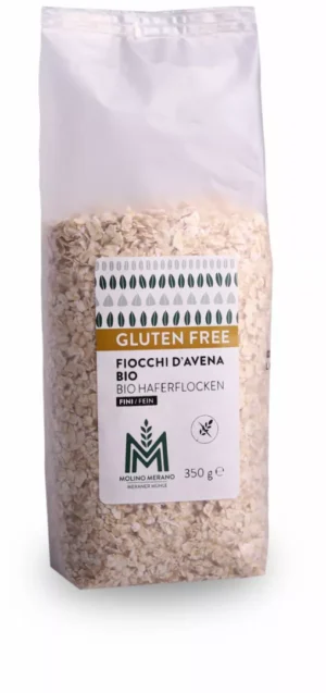 Meraner Mühle Bio Haferflocken fein (Glutenfrei) 350g