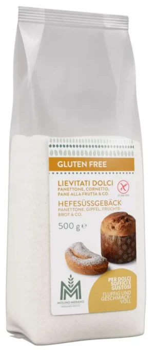 Meraner Mühle Backmischung Hefesüßgebäck (Glutenfrei) 500g