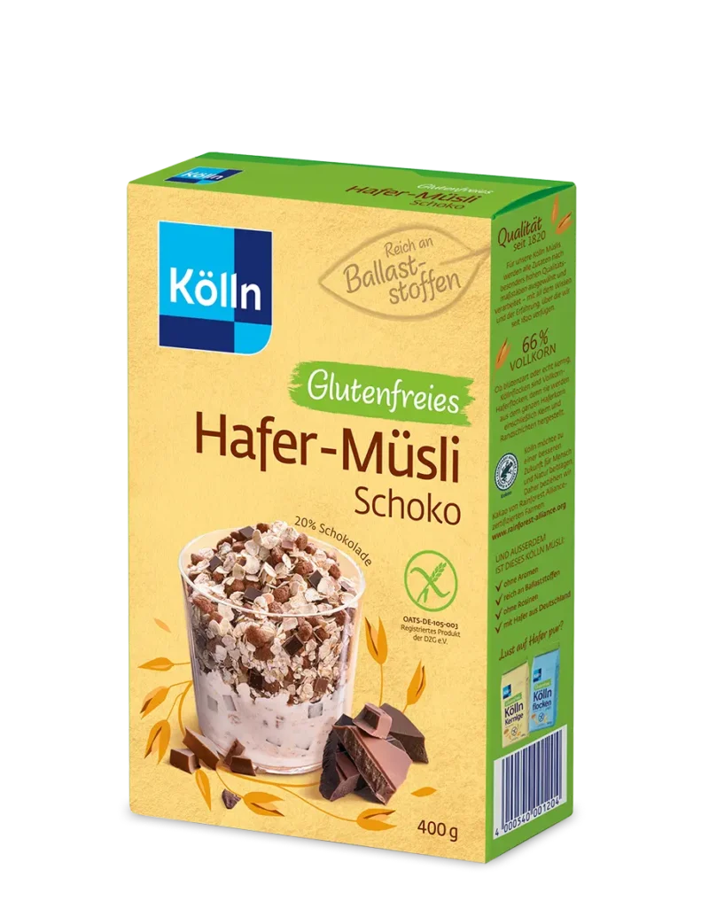 Kölln Hafer Schokomüsli (Glutenfrei) 400g