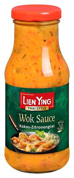 Lien Ying WOK Sauce Kokos Zitronengras 240ml
