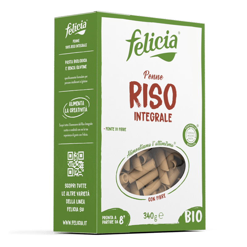 felicia Bio Vollkornreis Nudel Penne (Glutenfrei) 340g