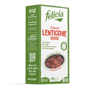 felicia Bio Rote Linsen Nudel Sedanini (Glutenfrei) 250g