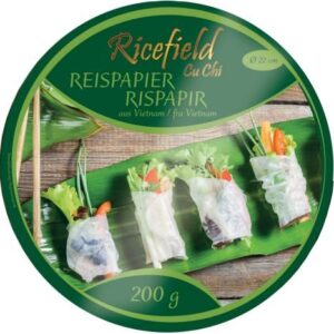 Ricefield Cu Chi Reispapier (25 Stück) 300g