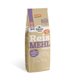Bauck Mühle Bio Vollkorn Reismehl (demeter) 500g