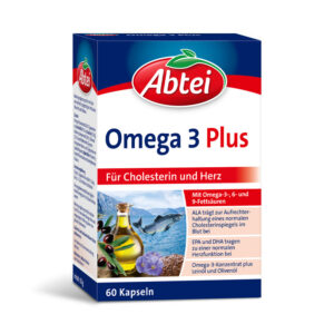 Abtei Omega 3 Plus (60 Kapseln) 92g