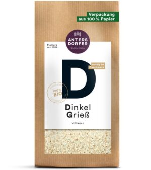 Antersdorfer Bio Dinkelgrieß Vollkorn 500g