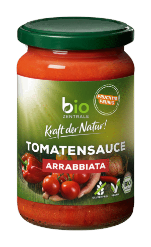 bio Zentrale Tomatensauce Arrabbiata 350g