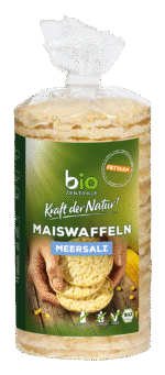 bio Zentrale Maiswaffeln mit Meersalz 120g