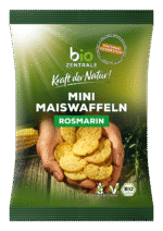 bio Zentrale Mini Maiswaffeln mit Rosmarin 50g