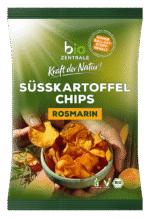 bio Zentrale Süßkartoffelchips mit Rosmarin 75g