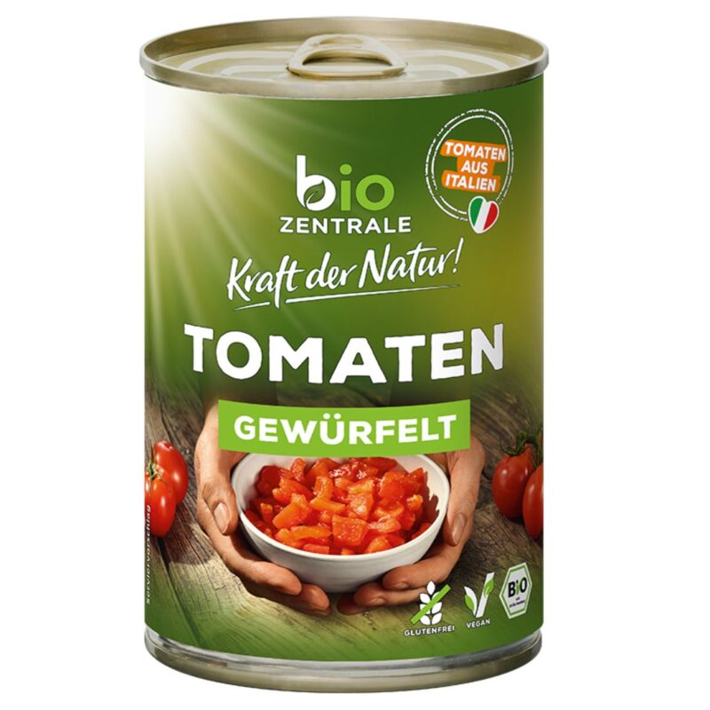 bio Zentrale Tomaten gewürfelt 400g