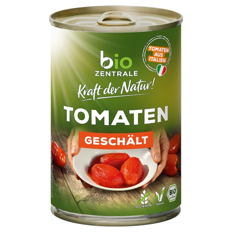 bio Zentrale Tomaten geschält 400g