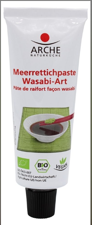 Arche Naturküche Meerrettichpaste Wasabi-Art 50g