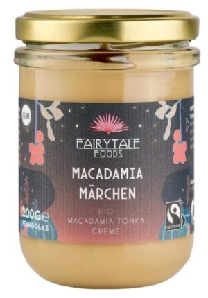 Fairytale Foods Bio Macadamia Märchen Macadamia-Tonka Creme 200g