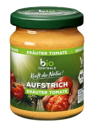 bio Zentrale Aufstrich Kräuter Tomate 125g