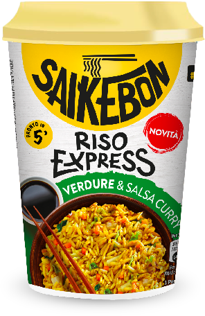 Saikebon Fertigreis mit Gemüse und Curry 83g