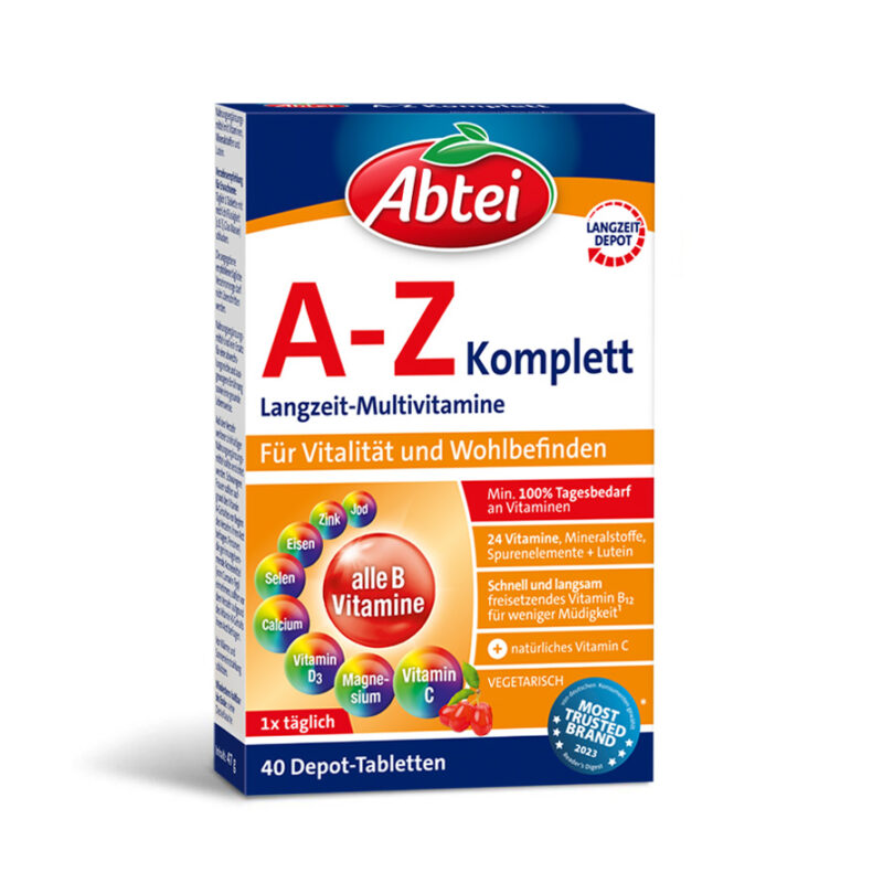 Abtei A-Z Komplett (40 Depot-Tabletten) 47g