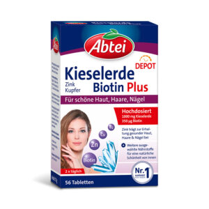 Abtei Kieselerde Biotin Plus (56 Tabletten) 75g