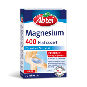 Abtei Magnesium 400 Hochdosiert (30 Tabletten) 38,6g