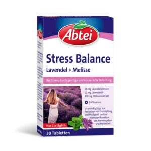Abtei Stress Balance Lavendel und Melisse (30 Kapseln) 36g