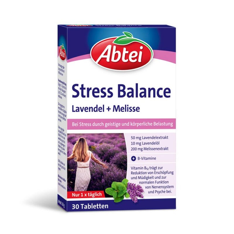 Abtei Stress Balance Lavendel und Melisse (30 Kapseln) 36g