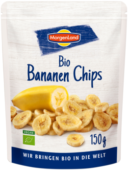 MorgenLand Bio Bananen Chips 150g